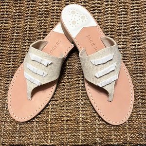 Jack Rogers - Macie Bow Sandal - sz 7.5 - like new